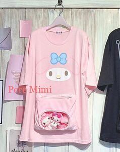  My Melody T-shirt Sanrio COCODE collaboration complete sale new goods my mero tag equipped 