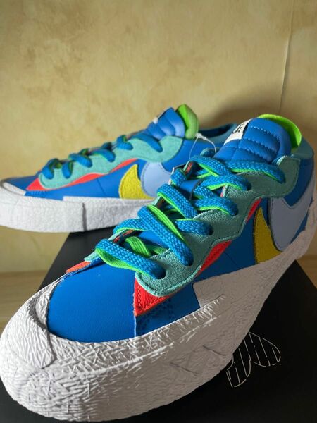 26ｃｍ Kaws Sacai Nike Blazer Neptune Blueカウズ　サカイ　ナイキ ブレイザー