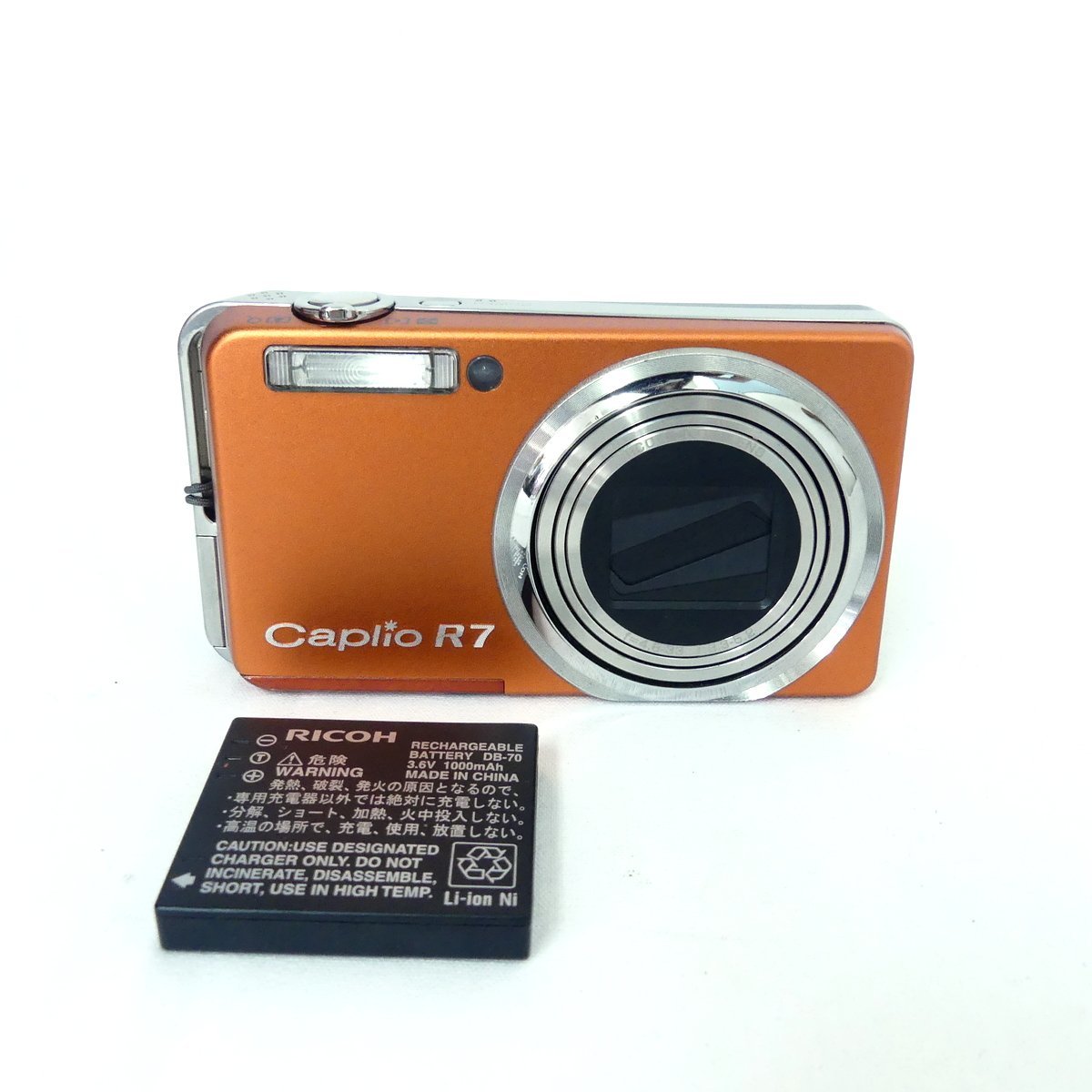 RICOH リコー Caplio カプリオ R7 オレンジ デジタルカ | JChere雅虎
