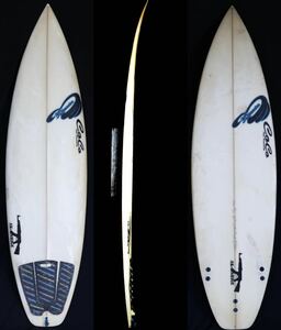 3Dimension Surfboards AK FOR SHIGE 6'1x18 1/2x2 1/4 直接引き取り可 サーフボード PU初心者 ショートボード 中古