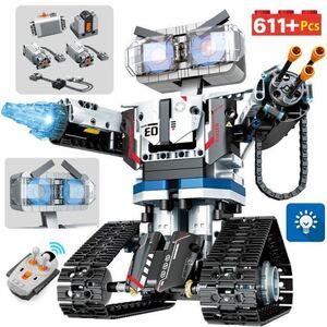 即決# 市クリエーターハイテクrcロボットビルディングブロックリモートコントロール知能ロボットカー武器レンガのおもちゃクリスマスギフト