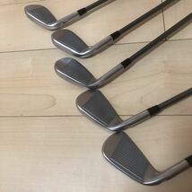 PING i210 #6-PW(5本セット) MCIブラック80-S リシャフト品　ブラックドット　美品　最終値下げ品_画像3