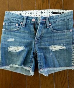 ru JEANS デニムショートパンツ XS レディース 女児 女の子 