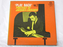 08K503 音楽テープ PLAY BOCH Vol.2/ JACQUES LOUSSIER [プレイ バッハ 2/ ジャック・ルシエ] 未確認 現状 1点限り 売り切り_画像1