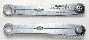 240-10 スタビレー(STAHLWILLE) 3/8 ファストラッチ10ミリ用 代引発送不可 税込特価