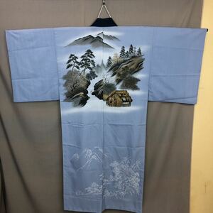 KT169] yukata kimono for man Japanese clothes Japanese clothes scenery mountain remake 