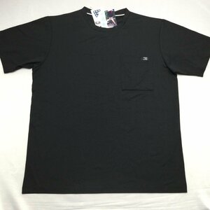 【送料無料】【新品】Kaepa　メンズ半袖Tシャツ(ストレッチ素材 吸水速乾 UVカット）　　L　　ブラック★34216