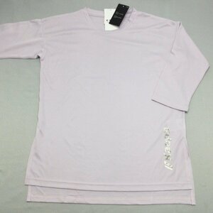 【送料無料】【新品】Kaepa　レディース七分袖Ｔシャツ（チュニック丈 吸水速乾加工 UVカット）　　M　　 ライトピンク★581238