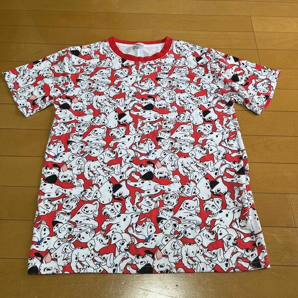 DISNEY １０１匹わんちゃん 半袖Ｔシャツ Ｌ ダルメシアン