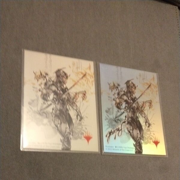 神河 コンビニミニポスター 新川洋司 foil non-foil 2枚セット mtg