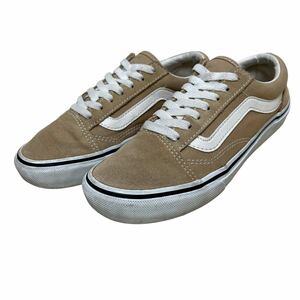 AK711 VANS バンズ OLD SKOOL オールドスクール メンズ スニーカー US5 23cm ベージュ キャンバス