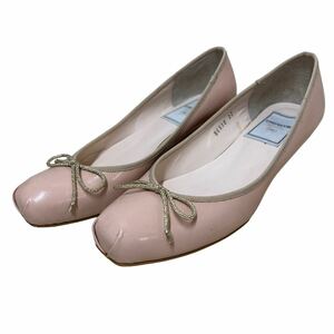 AL034 made in Japan lady's pumps 22cm pink leather 