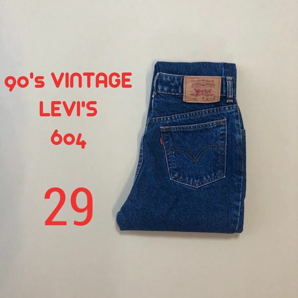 90's W29 Levi's リーバイス 604スーパースリム S52