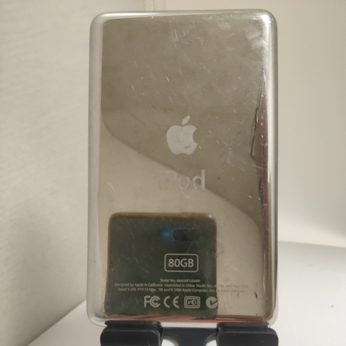 ジャンク】Apple iPod classic 80GB A1136 バッテリー膨張品【現状渡し