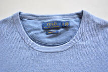 ■ ポロ ラルフローレン ■ワッフル地 トレーナー S/P ピマコットン /POLO RALPH LAUREN_画像3