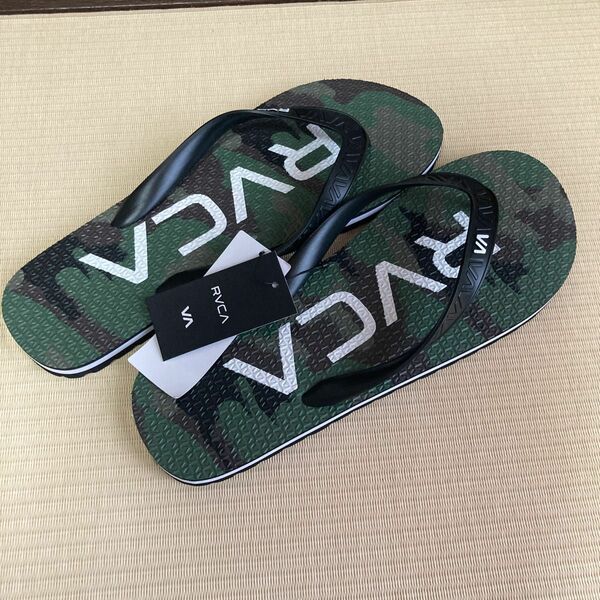 ☆RVCA ビーチサンダル 迷彩☆28cm