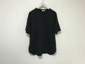 本物フリークスストアFEAKSSTOREコットン半袖Tシャツメンズサーフアメカジミリタリービジネススーツ黒ブラックフリーL