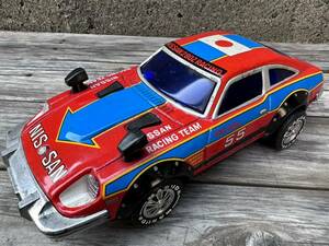 当時物 増田屋 日産 フェアレディZ NISSAN 280Z Racing ミニカー ブリキ製 旧車 昭和 レトロ ビンテージカー