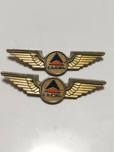  Delta Air Lines wing badge 2000 year about 1.7.×6.7.mkw.tokyo1713