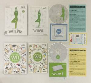 23Wii-041 任天堂 ニンテンドー Wii Wii Fit はじめてのWii セット レトロ ゲーム ソフト