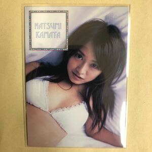 鎌田奈津美 2009 ヒッツ トレカ アイドル グラビア カード 水着 ビキニ 011 タレント トレーディングカード