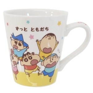 ◆クレヨンしんちゃん メッセージMUG ずっとともだち (704)