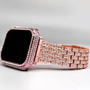 P Apple Watch кейс Apple часы pave драгоценности частота 