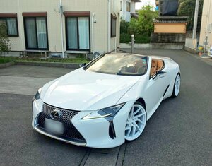  beautiful goods 22 -inch tire attaching 4 pcs set T&T forged forged wheel Lexus LS500 LS460 LC500 LC convertible mat white color 