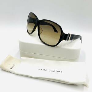 R-3 【美品】マークジェイコブス MARC JACOBS サングラス リボン 茶 べっ甲