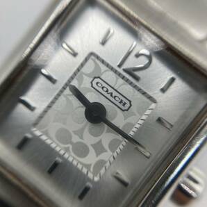 R-1 【美品】コーチ COACH 腕時計 カーライル CA62.7.14.0594 クオーツ シルバーの画像8