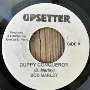 ★1970！名曲！Produced by Lee Perry！【Bob Marley - Duppy Conqueror / The Upsetters - Zig Zag】7inch Upsetter JA Reissue