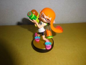 amiibo スプラトゥーン インクリング ガール オレンジ　動作品　アミーボ（1102）（6月5日）