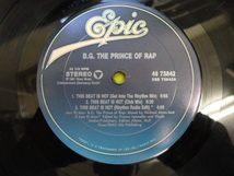 B.G. The Prince Of Rap This Beat Is Hot シュリンク付 オリジナル原盤 12 ダンサブルHIP HOUSE CLASSIC 視聴_画像3