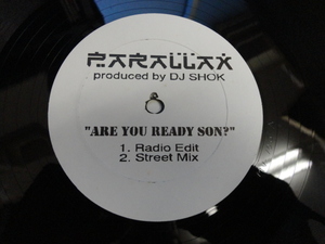 Parallax - Are You Ready Son? オリジナル原盤 12 激渋アングラHIPHOP 　視聴