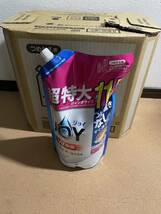 新品未使用　送料無料　ジョイW除菌 詰め替え用洗剤　さわやか微香　1パック1490ml×6パック_画像1