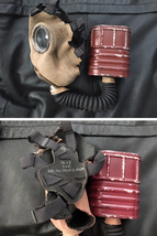 美品! 「インディー・ジョーンズ」　ガスマスクバッッグ　MKVII　英国製オリジナル　ガスマスク付き　ミリタリー・グッズ　コレクター商品_画像8