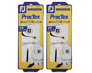 * new goods * foot Joy *FGPT20* pra k Tec s glove *2 pieces set * white *24cm* Japan regular goods *