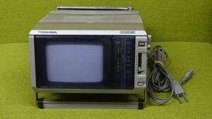 ★TOSHIBA/東芝 CITYBOY V5/シティーボーイ/東芝カラーテレビ 5V5 ブラウンテレビ 車載/昭和レトロ 1981年製 当時物★