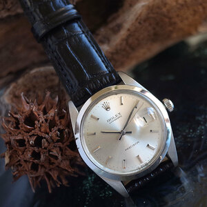ロレックス 6694 オイスタープレシジョン 1971年 SS ショートインデックス メンズ 腕時計 ROLEX アンティーク OH済1年保証