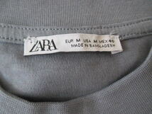L2479【ZARA/ザラ】ザラマン/ザラメン/Tシャツ/半袖/グレー系/EUR M/1度着用_画像3