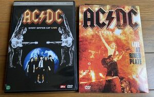 AC/DC ライヴ・アット・リヴァー・プレイト LIVE AT RIVERPLATE STIFF UPPER LIP LIVE ミュンヘン DVD 2枚セット