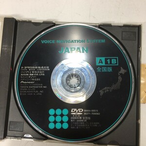 トヨタ純正 ボイスナビゲーションシステム 地図DVDROM ナビロム 2009年春 A1B全国版 08664-00S15 86271-70W062