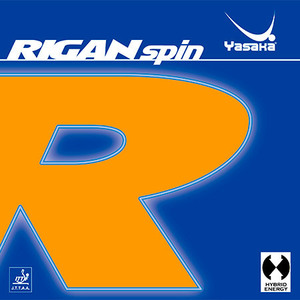 [卓球]RIGAN spin(ライガン　スピン) 赤・中厚 Yasaka(ヤサカ)