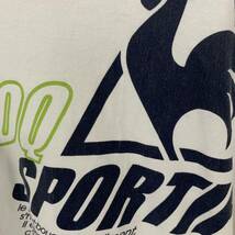 【USED】lecoq sportif ルコック　半袖Tシャツ　コットンTシャツ　メンズOサイズ　プリントTシャツ　プリントロゴ_画像8