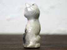 ビンテージ 陶器キャットオブジェ インテリア 雑貨 置物 猫 ネコ 焼き物 cat おしゃれ 可愛い動物 アメリカ 子猫 親猫 面白い 逆輸入 古い_画像4
