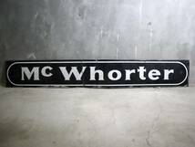 アンティーク Mc Whorter ホーローサイン インテリア ディスプレイ 看板 サイン ビンテージ アンティーク 店舗什器_画像2