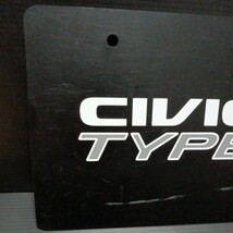 ● HONDA「CIVIC TYPE R マスコット ナンバープレート　1枚」シビック　タイプR　展示用　展示　プレート　ホンダ_画像2