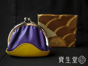 資生堂 がま口 コインパース 花椿会 ゴールドクラス 財布 小銭入れ SHISEIDO レトロ 未使用品 箱ダメージ