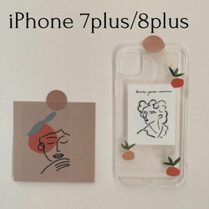 マンダリンアート iPhone 7plus 8plus ケース 韓国 可愛い アイフォンケース iPhoneケース スマホカバー