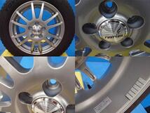 【中古スタッドレス４本セット】Weds ラビリオン 15x6J+43 4H100 + トーヨータイヤ OBSERVE GIZ2 185/65R15 bB・デミオ・MAZDA2等_画像9